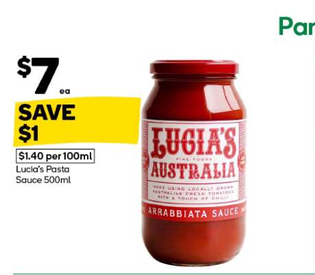 Lucia's Pasta Sauce 500ml