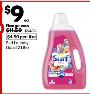 Surf Laundry Liquid 2 Litre