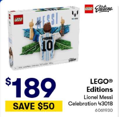 LEGO® Editions Lionel Messi Celebration 43018