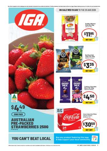 IGA Catalogue - 19 Aug 2026 - 25 Aug 2026.