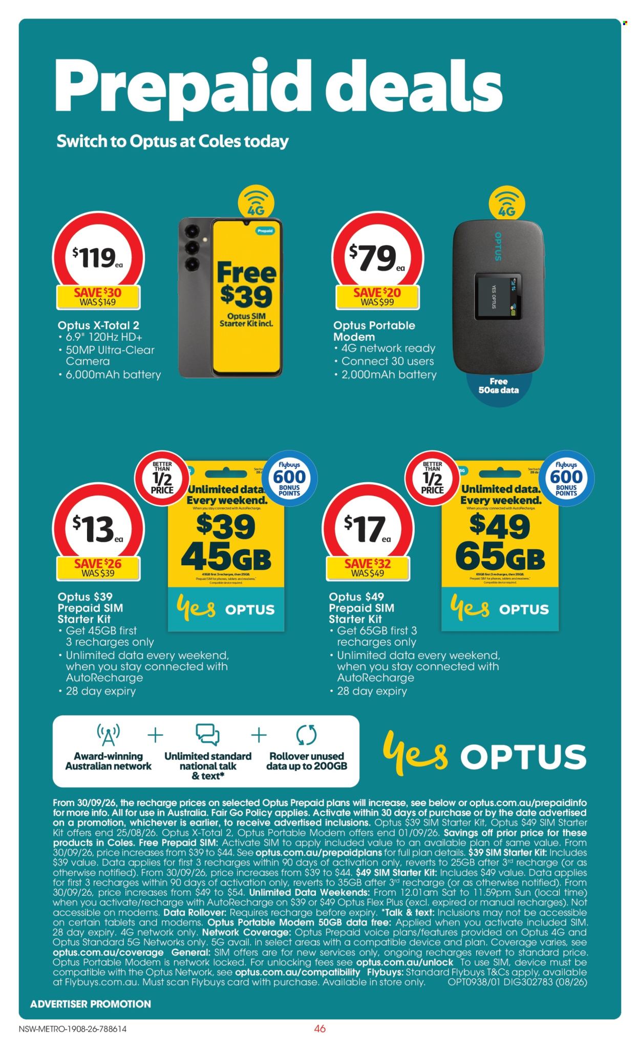 Coles catalogue - 19 Aug 2026 - 25 Aug 2026. Page 46