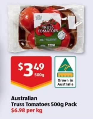 Australian Truss Tomatoes 500g Pack