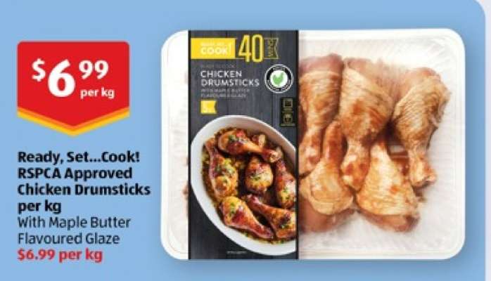 Ready, Set...Cook! RSPCA Approved Chicken Drumsticks