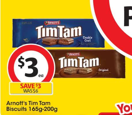 Arnott's Tim Tam Biscuits 165g-200g