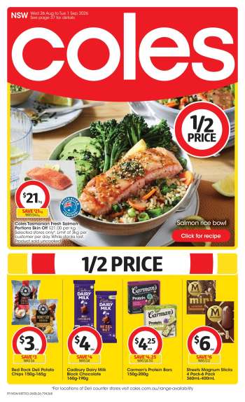 Coles Catalogue - 26 Aug 2026 - 1 Sep 2026.