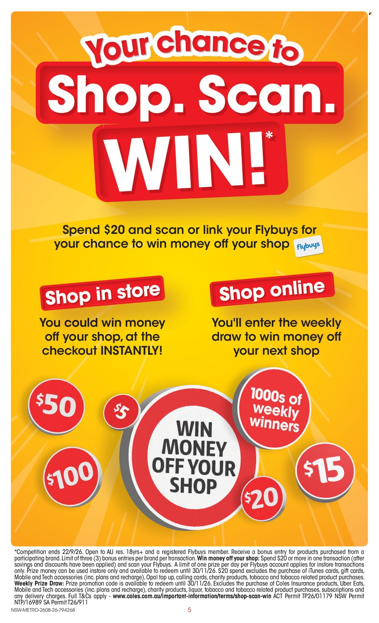 Coles catalogue - 26 Aug 2026 - 1 Sep 2026. Page 5