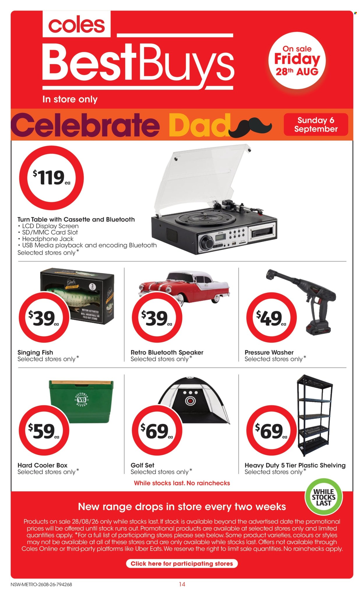 Coles catalogue - 26 Aug 2026 - 1 Sep 2026. Page 14