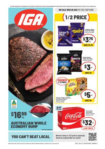 IGA Catalogue - 26 Aug 2026 - 1 Sep 2026.
