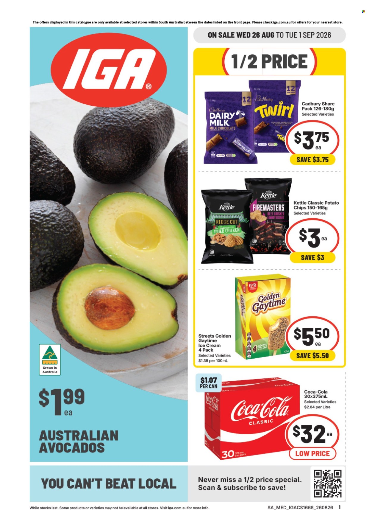 IGA catalogue - 26 Aug 2026 - 1 Sep 2026. Page 1