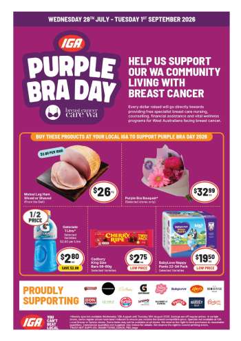 IGA Catalogue - 29 Aug 2026 - 1 Sep 2026.