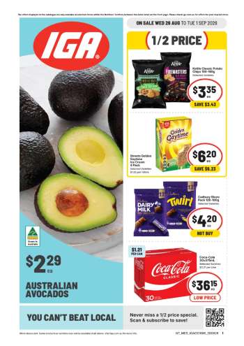 IGA Catalogue - 26 Aug 2026 - 1 Sep 2026.
