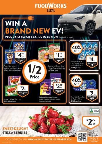 Foodworks Catalogue - 26 Aug 2026 - 1 Sep 2026.
