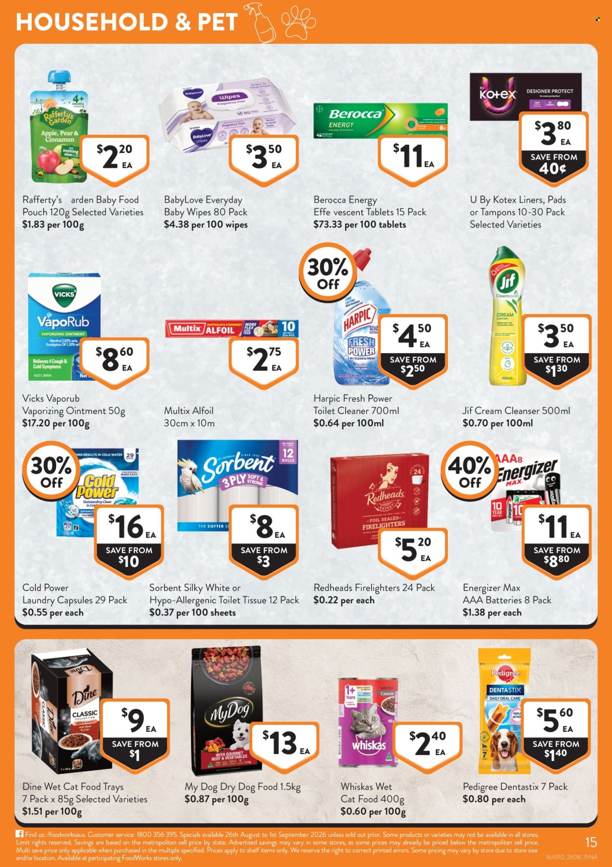 Foodworks catalogue - 26 Aug 2026 - 1 Sep 2026. Page 15