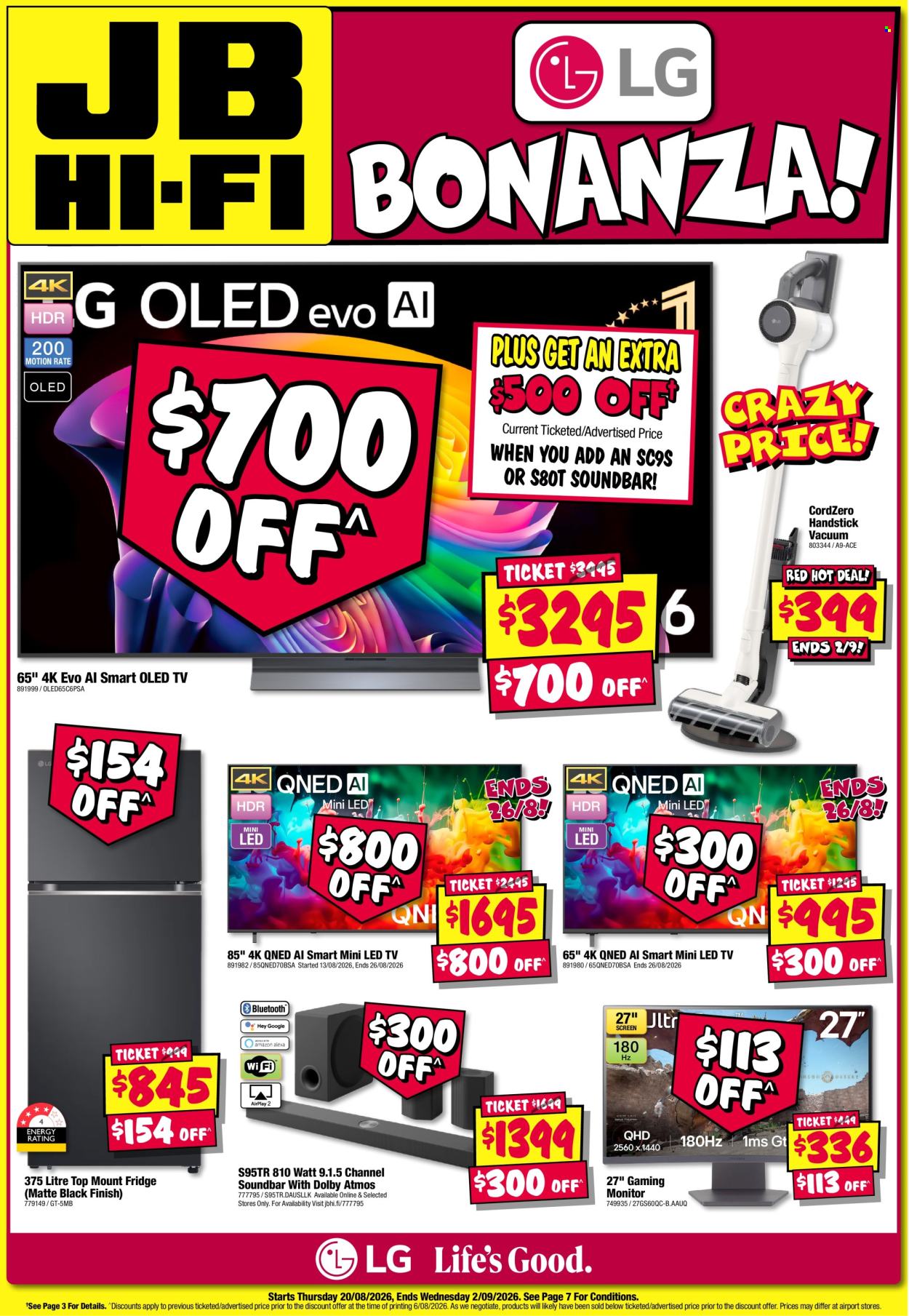 JB Hi-Fi catalogue - 20 Aug 2026 - 2 Sep 2026. Page 1