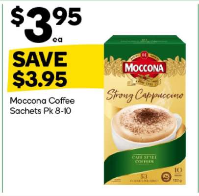 Moccona Coffee Sachets Pk 8-10