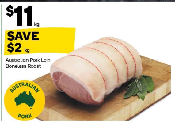 Australian Pork Loin Boneless Roast