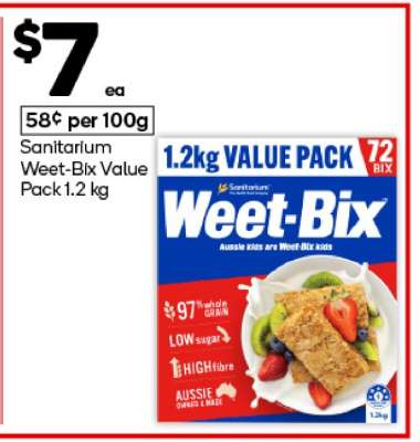 Sanitarium Weet-Bix Value Pack 1.2 kg