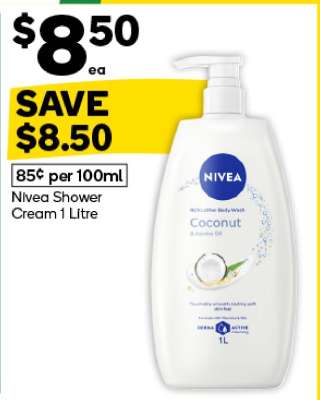 Nivea Shower Cream 1 Litre