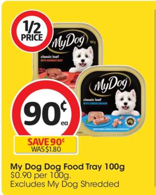 My Dog Dog Food Tray 100g