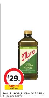 Moro Extra Virgin Olive Oil 2.2 Litre