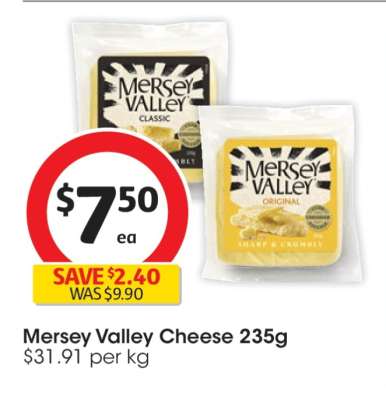Mersey Valley Cheese 235g