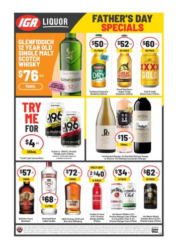 IGA LIQUOR Catalogue - 26 Aug 2026 - 8 Sep 2026.