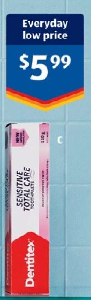 Dentitex Sensitive Total Care Toothpaste