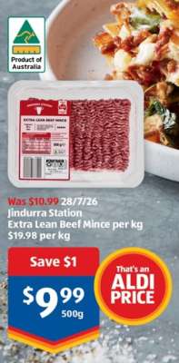 Jindurra Station Extra Lean Beef Mince