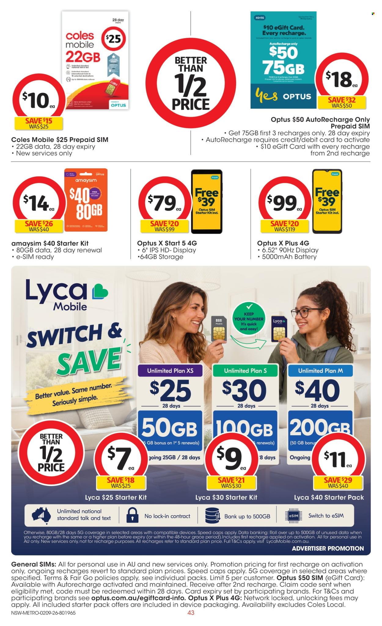 Coles catalogue - 2 Sep 2026 - 8 Sep 2026. Page 43