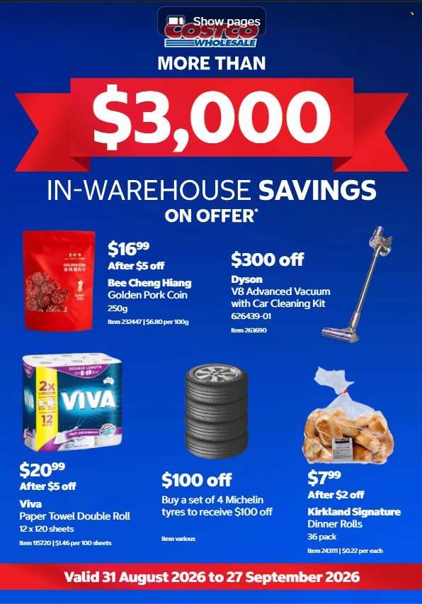 Costco Catalogue - 31 Aug 2026 - 27 Sep 2026.