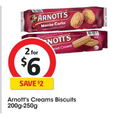 Arnott's Creams Biscuits
