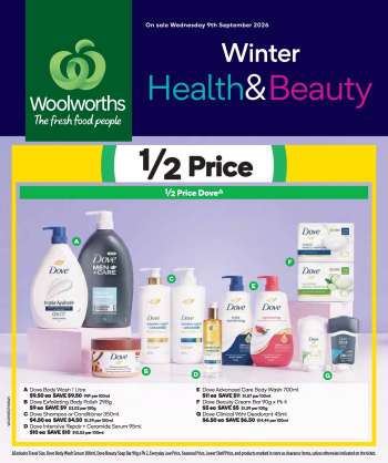 Woolworths Catalogue - 9 Sep 2026 - 15 Sep 2026.
