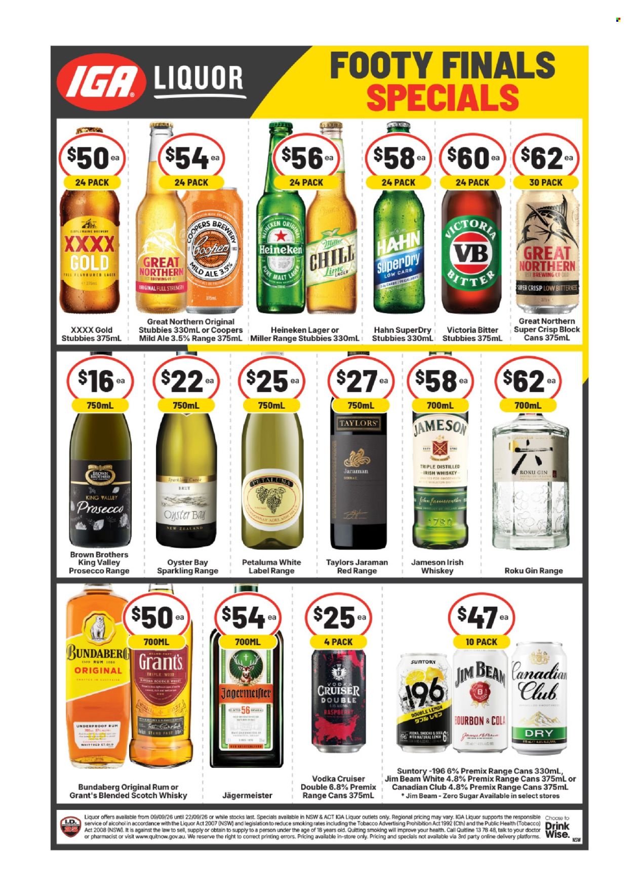 IGA LIQUOR catalogue - 9 Sep 2026 - 22 Sep 2026. Page 2
