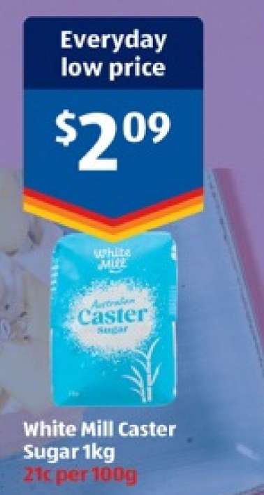 White Mill Caster Sugar 1kg