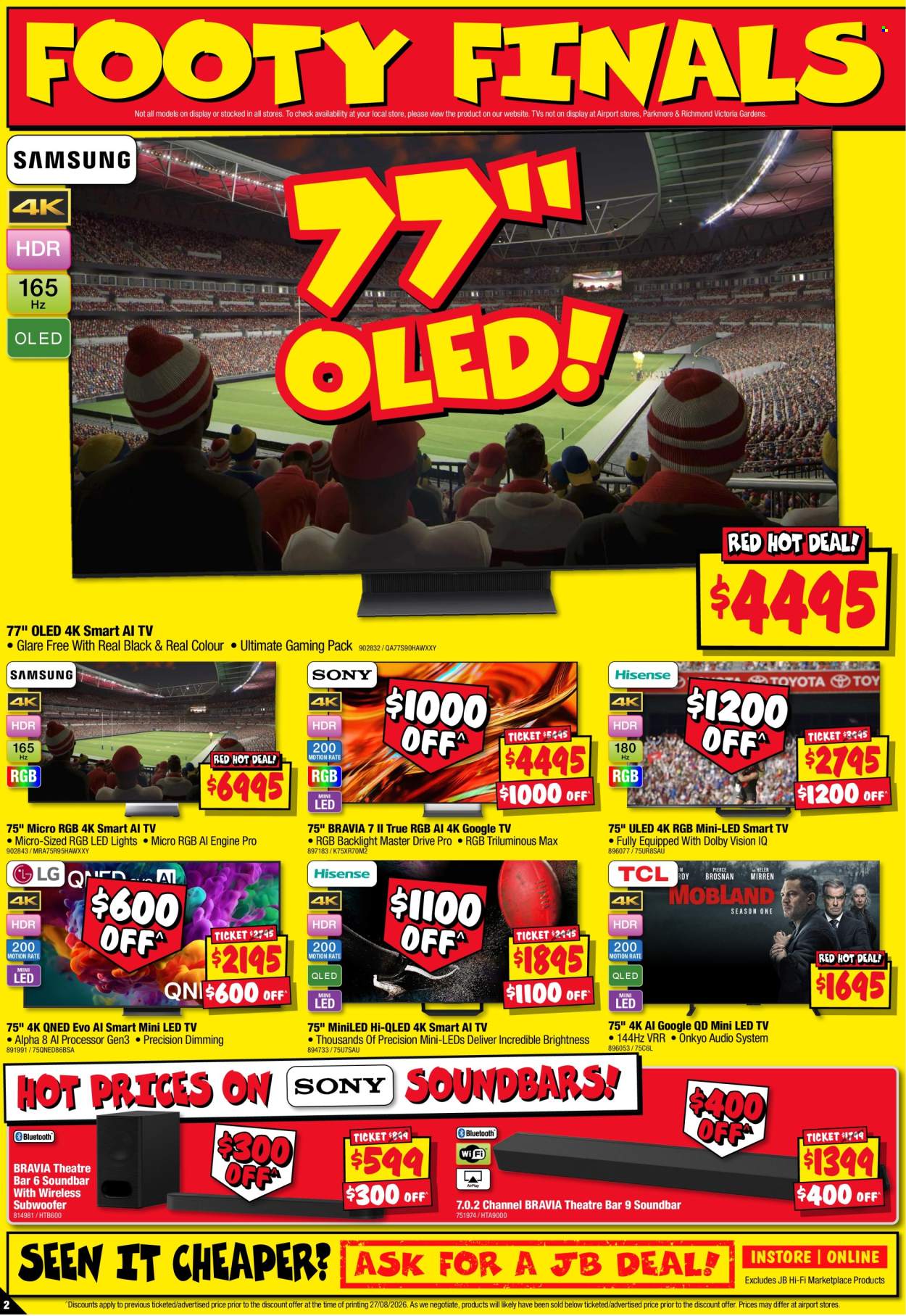 JB Hi-Fi catalogue - 10 Sep 2026 - 23 Sep 2026. Page 2
