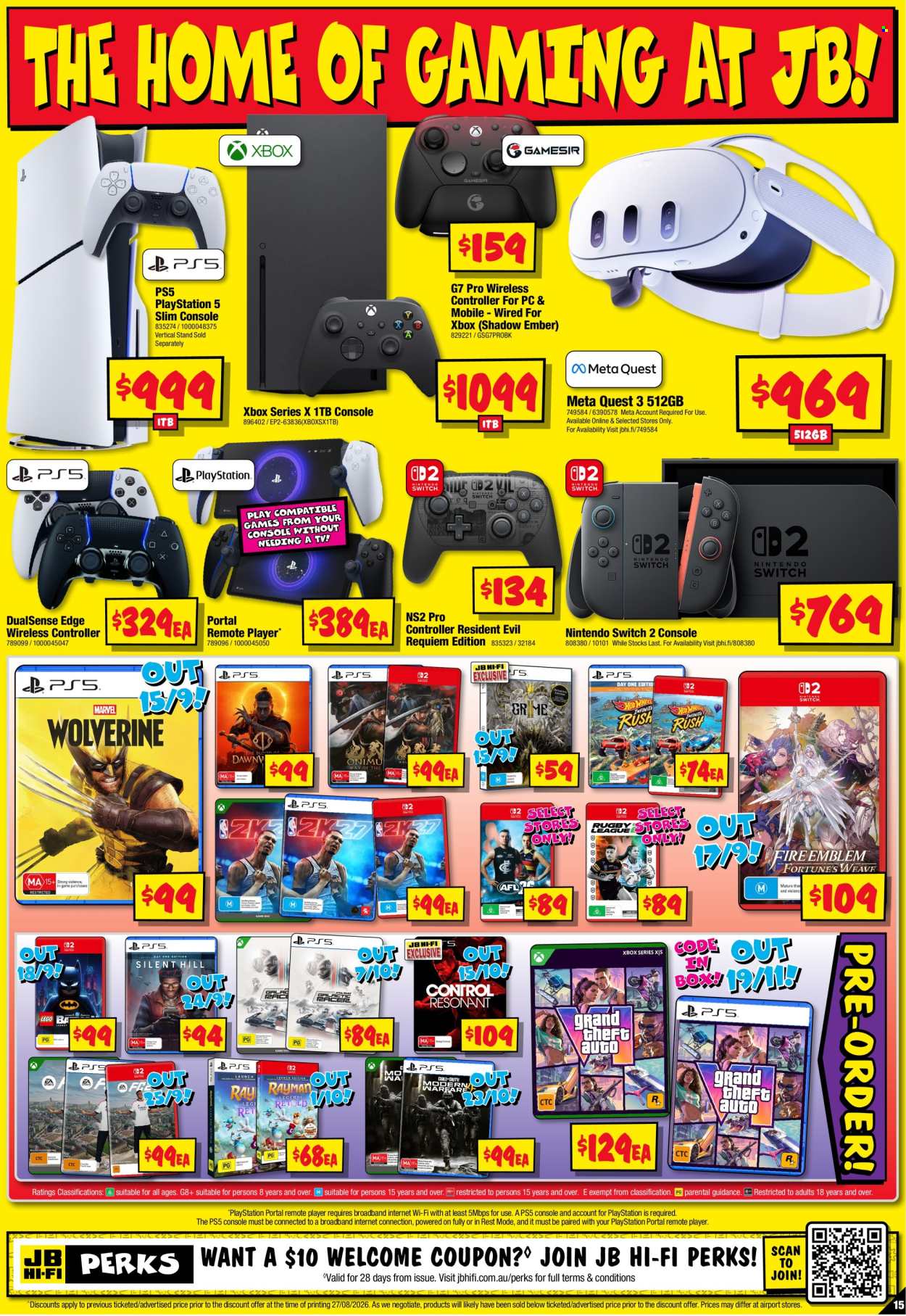 JB Hi-Fi catalogue - 10 Sep 2026 - 23 Sep 2026. Page 15