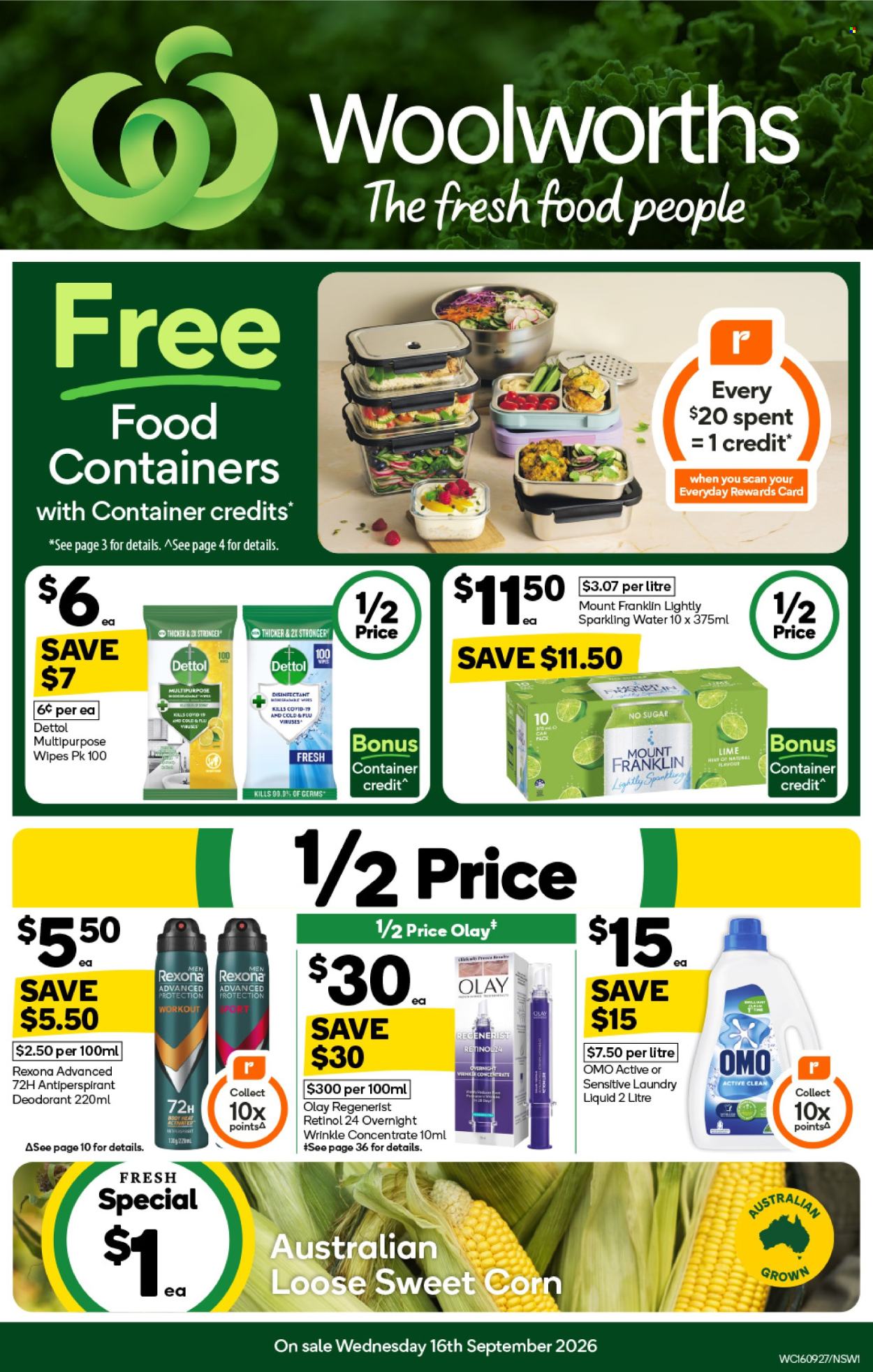 Woolworths catalogue - 16 Sep 2026 - 22 Sep 2026. Page 1
