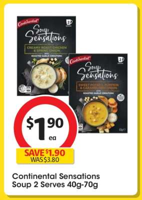 Continental Sensations Soup 2 Serves 40g-70g