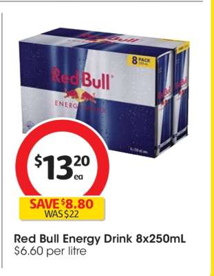 Red Bull Energy Drink 8x250mL