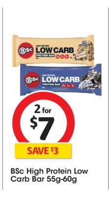 BSc High Protein Low Carb Bar 55g-60g
