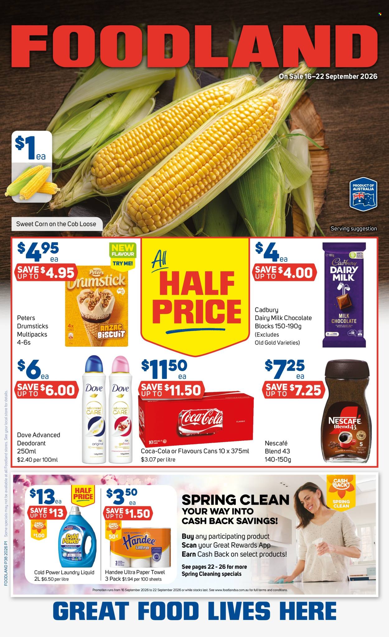 Foodland catalogue - 16 Sep 2026 - 22 Sep 2026. Page 1