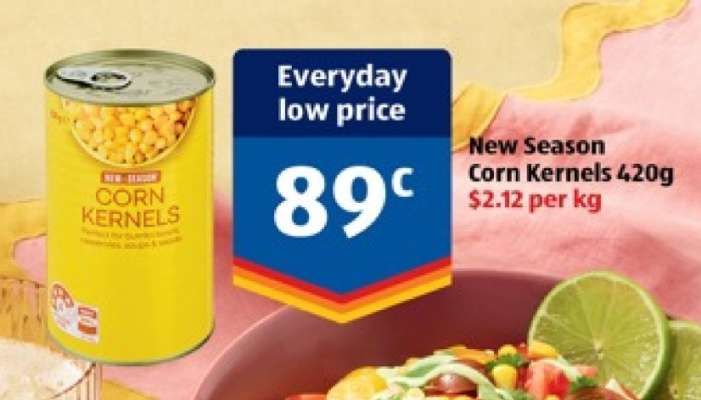 New Season Corn Kernels 420g