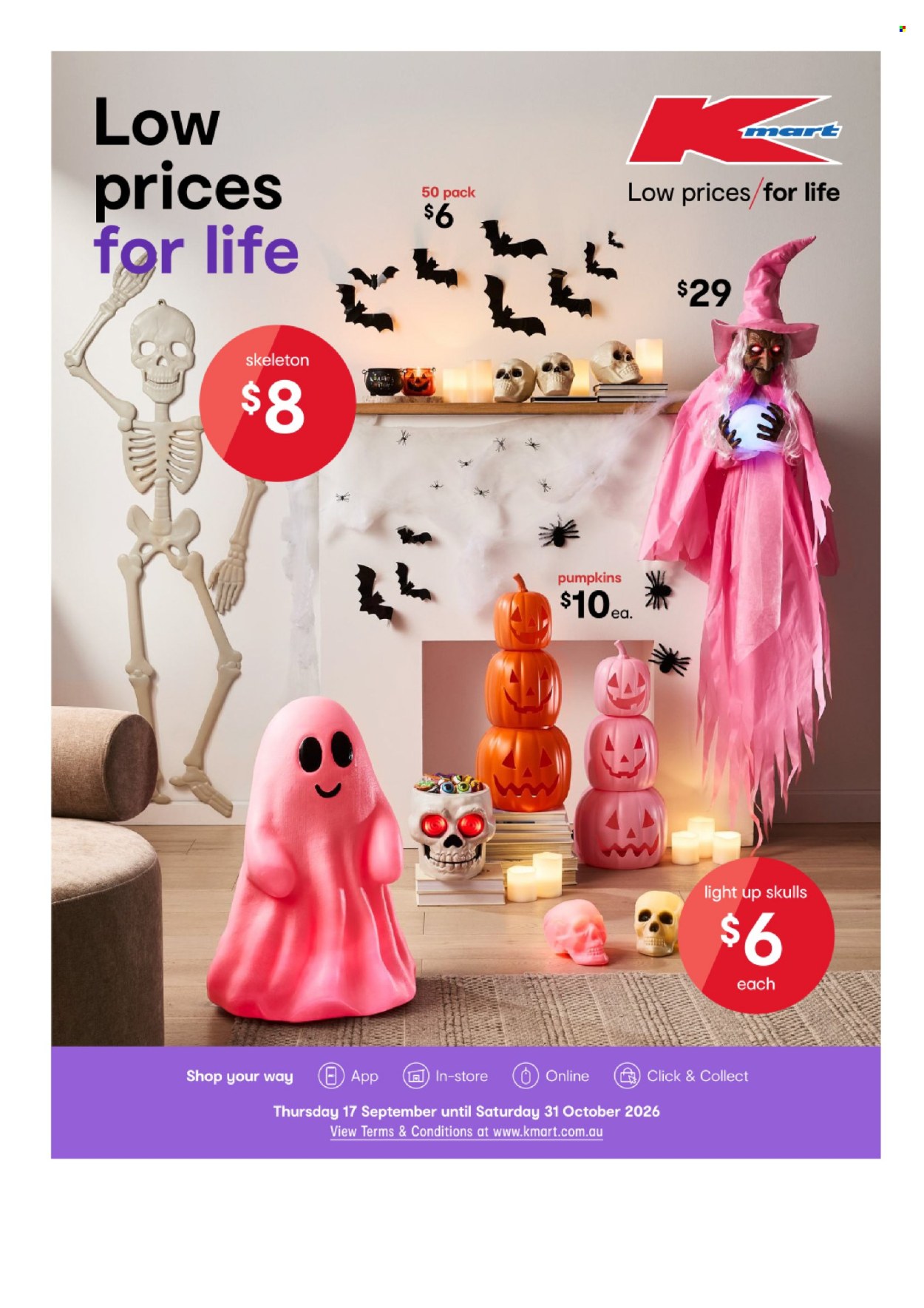 Kmart catalogue - 17 Sep 2026 - 31 Oct 2026. Page 1