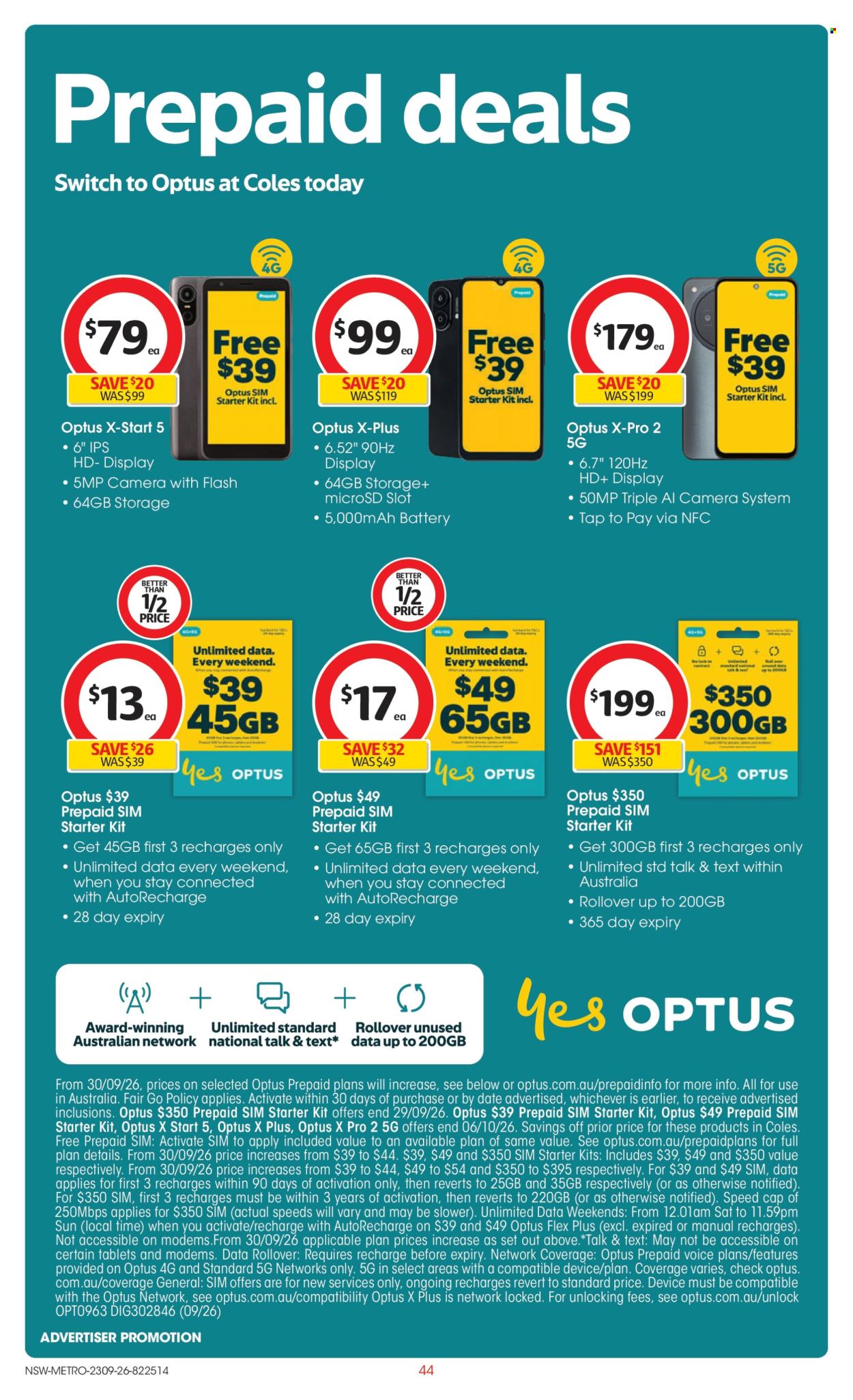 Coles catalogue - 23 Sep 2026 - 29 Sep 2026. Page 44
