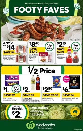 Woolworths Catalogue - 23 Sep 2026 - 29 Sep 2026.