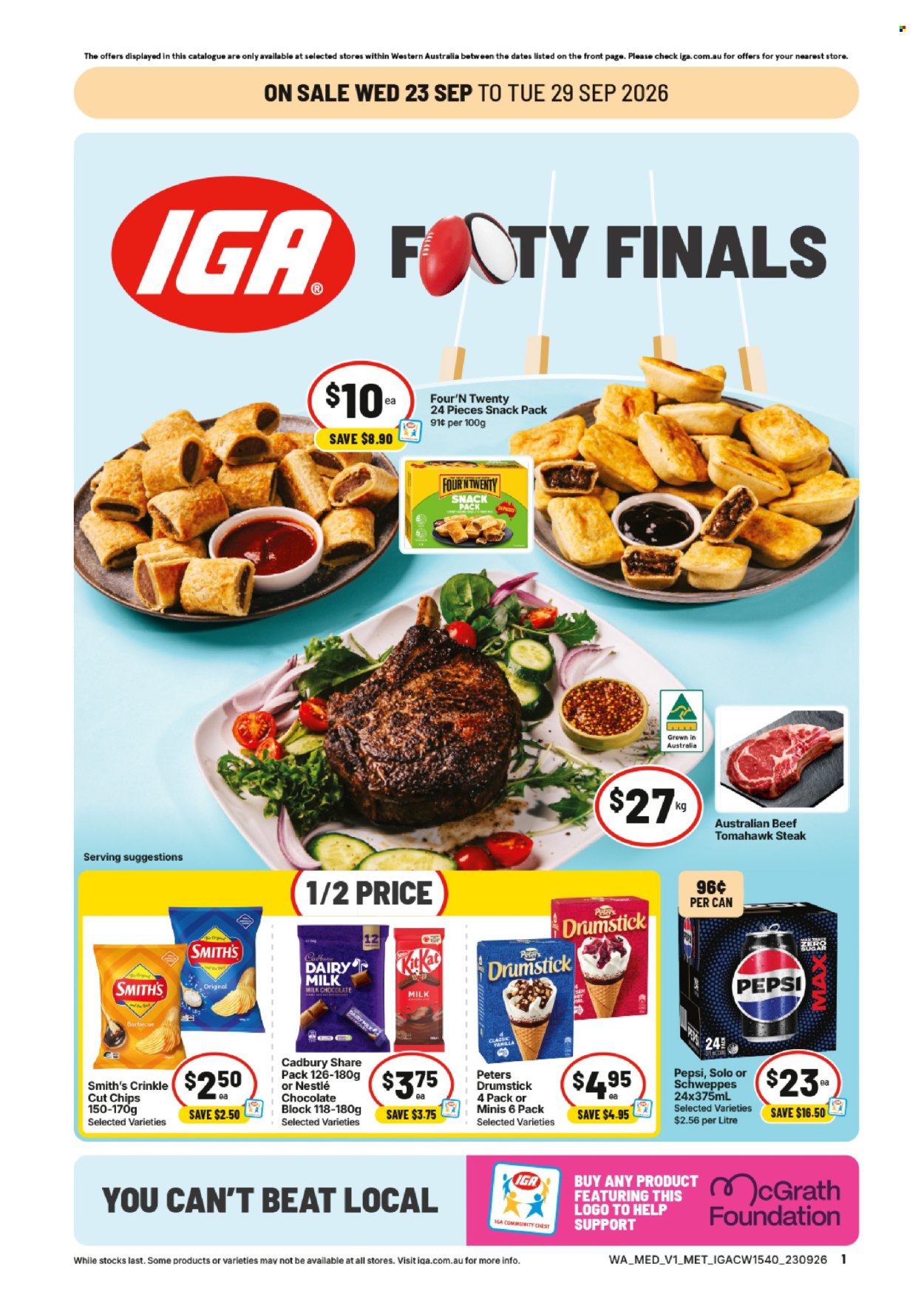 IGA catalogue - 23 Sep 2026 - 29 Sep 2026. Page 1