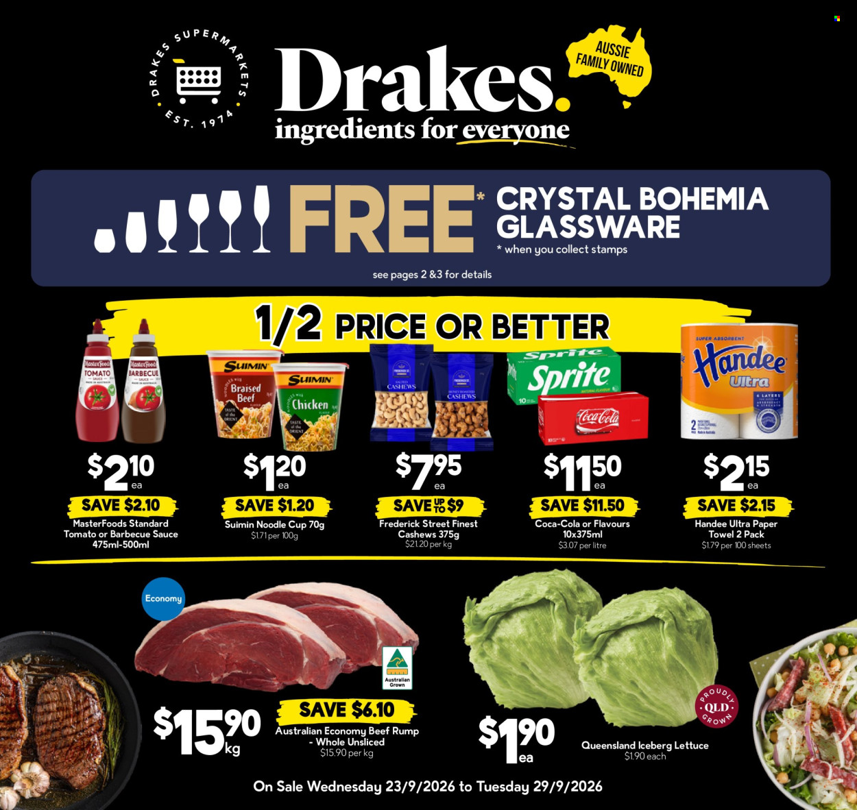 Drakes catalogue - 23 Sep 2026 - 29 Sep 2026. Page 1