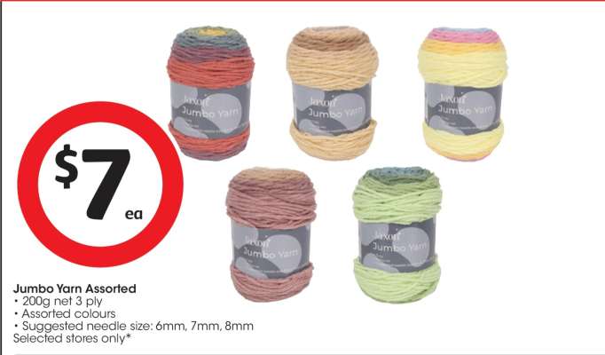 Jumbo Yarn Assorted