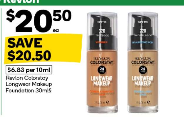 Revlon ColorStay Longwear Makeup Foundation 30mL