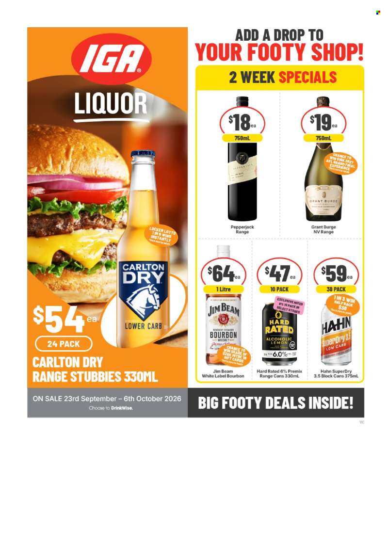 IGA LIQUOR Catalogue - 23 Sep 2026 - 6 Oct 2026.